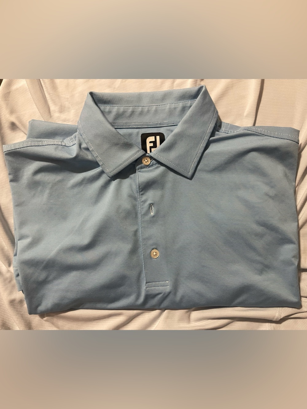 FootJoy Light Blue Men's Golf Polo